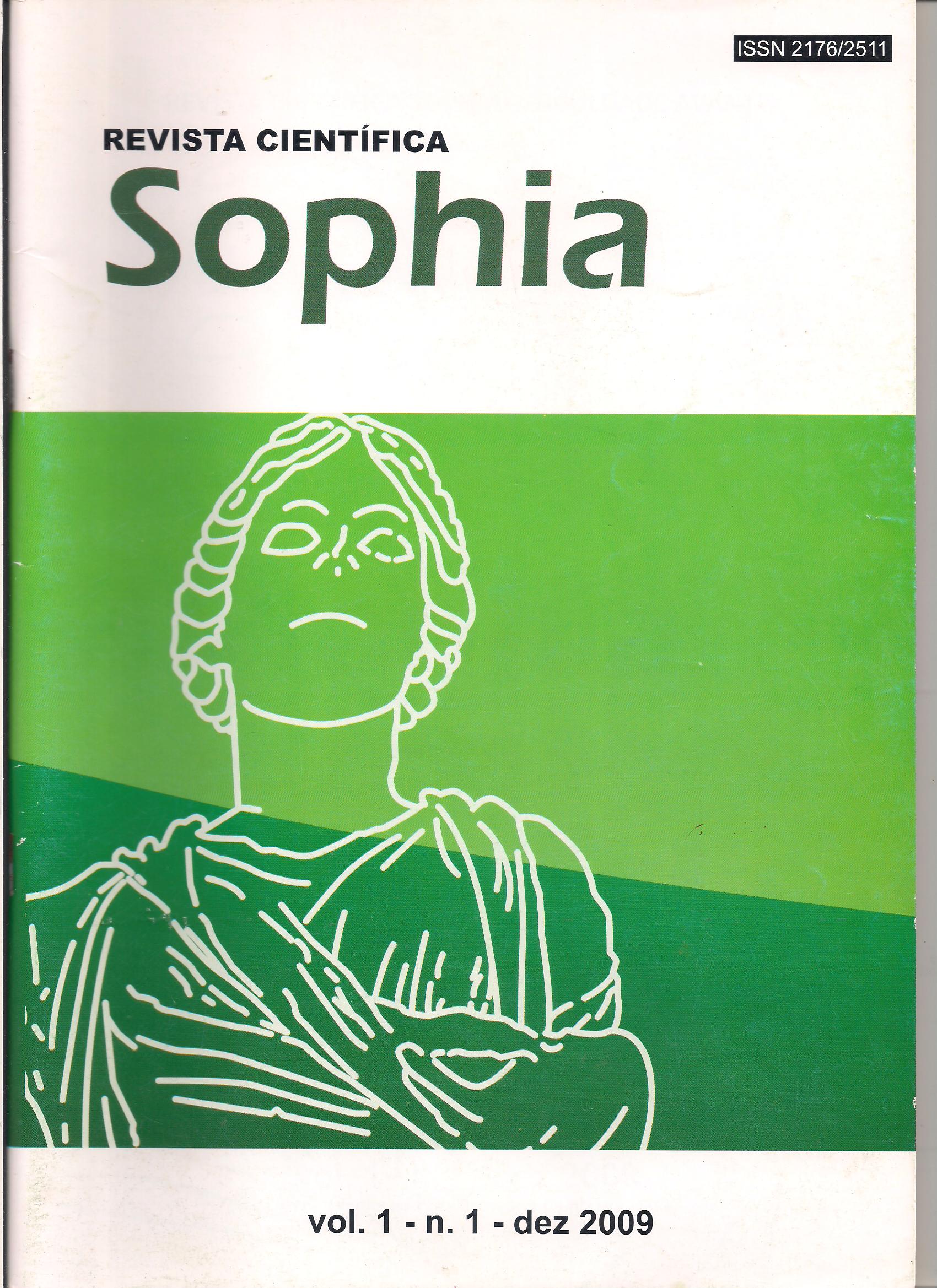 					Visualizar 2009: 1ª Edição Anual Revista Científica Sophia
				